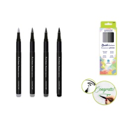 Color Factory: Soft Brush Tip Markers 4pk Asst D) Classic