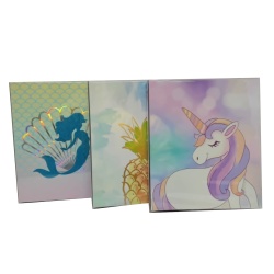 Binder 1 Fairy Tale 3-Ring w/2 Pockets Laminated Ass't"