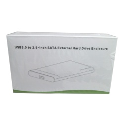 Accessory - 2.5 SATA External Hard Drive Enclosure USB 3.0"