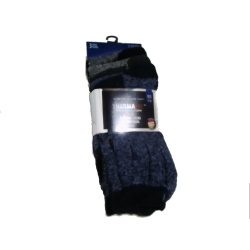Socks Mens Thermal 3pk. Super Soft & Ultra Comfy Ass't Colours