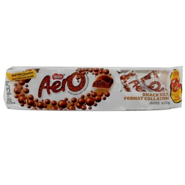 Aero Snack Size 9 x 7.3g. Nestle
