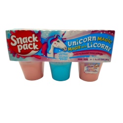 Snack Pack Unicorn Magic Pudding 6 - 99g. Cups