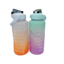 Water Bottle 64oz. Two Toned
