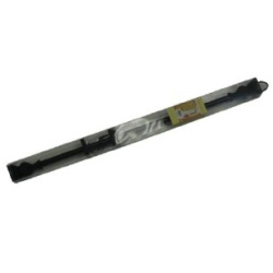 48x84 Inch Metal Black Curtain Rod with Plain Head