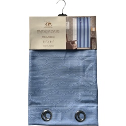 Curtains 54X84Geometric B.Blue"