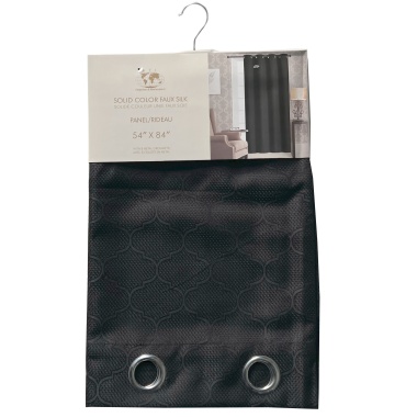 Curtains 54X84Geometric Black