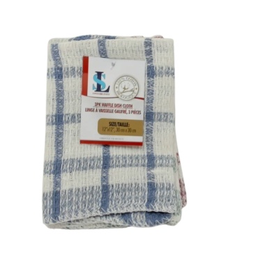 Dish Cloths 3pk. 12 x 12
