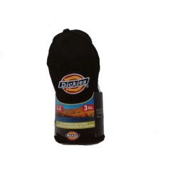 Socks 3 Pairs & Baseball Cap Combo Black Dickies (endcap)