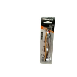 Bomber Long A Minnow Jerkbait 4-1/2 1/2 Oz, Chrome/black/orange"