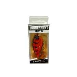 Lunkerhunt Impact Jolt 2.5F Flat Sided Squarebill Red Hot 2-1/8 1/3oz."