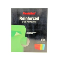 File Folders 3 Tab Reinforced 100pk. Pendaflex