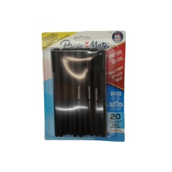 Ballpoint Pens 20pk. Black Medium Point Write Bros.