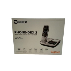 Cordless Phone w/Answering Machine Gigaset Phone-Dex 2 Widex