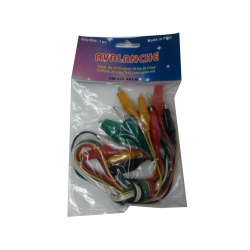 Clip Alligator Test Lead jumper 10pk.