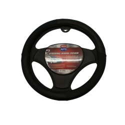 Steering Wheel Cover 15 Black Route Auto"