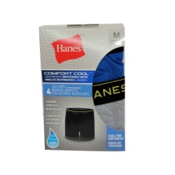 Boxer Briefs Boy's 4pk. Medium Tagless Comfort Cool Hanes