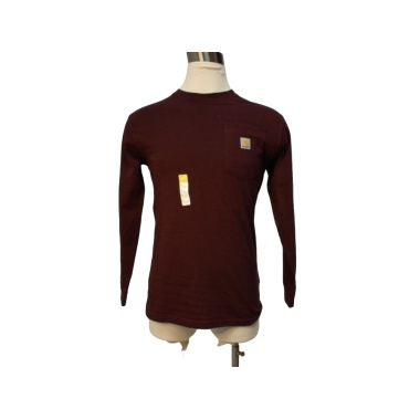 Carhartt Long Sleeve Shirt Burgundy Ass't Sizes (No Ads)