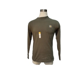 Carhartt Long Sleeve Shirt Green Ass't Sizes (No Ads)