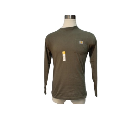 Carhartt Long Sleeve Shirt Green Ass't Sizes (No Ads)