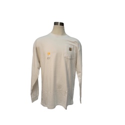 Carhartt Long Sleeve Shirt White Ass't Sizes (No Ads)