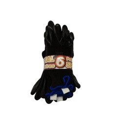 Nitrile Dipped Gloves 6pk. Black L/XL Open Road