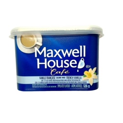 Maxwell House Café French Vanilla Instant Coffee Beverage Mix 126g.