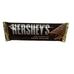 Chocolate Bar Hershey's Milk Chocolate w/Whole Almonds 41g.