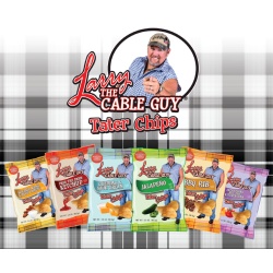 Larry the cable guy tater chips - cheddar & sour cream