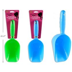 9.5in Pet Food Scooper. 2 Asst.Colours