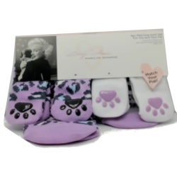Matching Sock Set 4pc. For You And Your Pet Marilyn Monroe