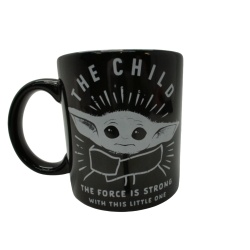 Ceramic Mug 20oz. Baby Yoda The Child" Black"