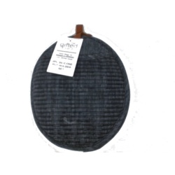 Silicone Pot Holder Set 2pc. Black The Gifted Chef
