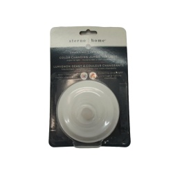 Colour Changing Jumbo LED Tea Light Sterno Home