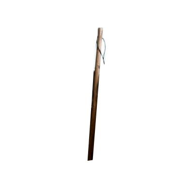 Hiking Stick 55 Spiked Tip w/Cover Burnt Animal Ass't