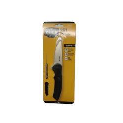 Buck Knife 261 Hexam Folding Safespin One Hand Opening