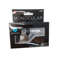 Monocular 8x20mm Ruby Coated Glass Lens 8x Magnification