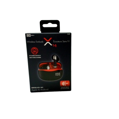 Earbuds Wireless X14 Red 5 Hour Battery