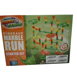 Dinosaur Marble Run Starter Set 130pcs. Marble Genius