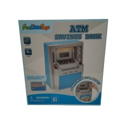 Kids Savings Bank ATM Works With Real Money Fun Little Toys