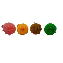 Puffer Ball Animal Light Up Squeeze Stretching Ball Assorted - each sold individually