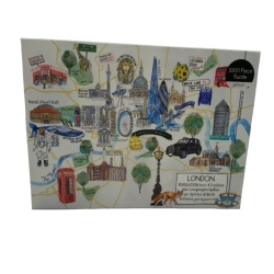 Puzzle 1000pc. London Map 27x20""