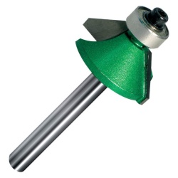 45 Chamfer bit 1 1/8 X 1/2 - 1/4 shank