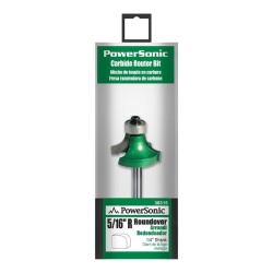 Roundover bit 1 1/8 X 1/2 - 1/4 shank