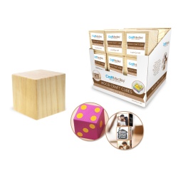 Craftwood: Cubes Natural 2.25in (57mm)