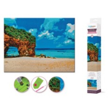 Diamond Painting Coastline Art 15.8x19.7