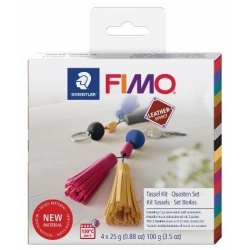 Modelling Clay 100gm Leather Effect Tassel Kit Staedtler