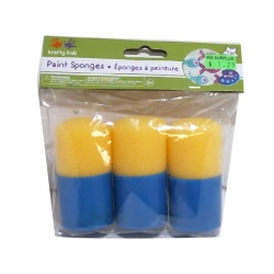 Paint Sponge 3pk. 3.5cm.x7cm. Lil' Artist