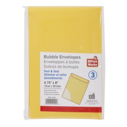 Envelopes with bubble packing 3 pack 4.75x8 inch 12x20.3cm