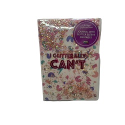 Journal I Glitterally Can't 6 x 9" 200 Pages C.R. Gibson Signature"