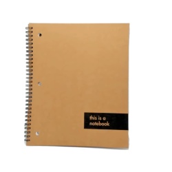 Notebook 10.5 Inch X 8 Inch 80 College Ruled Sheets Hilroy